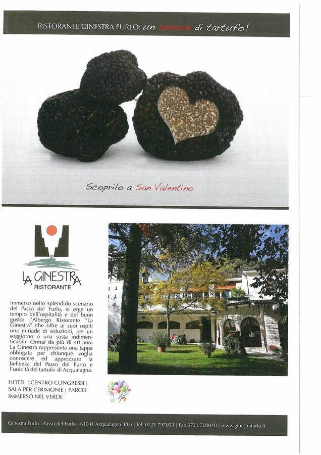 Hotel La Ginestra Acqualagna Dış mekan fotoğraf